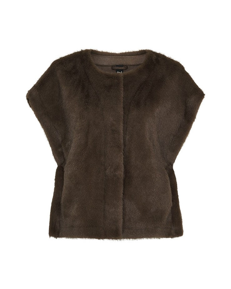 Notyz Valencia Poncho - Dark Brown