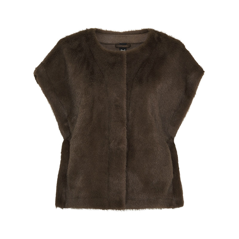 Notyz Valencia Poncho - Dark Brown