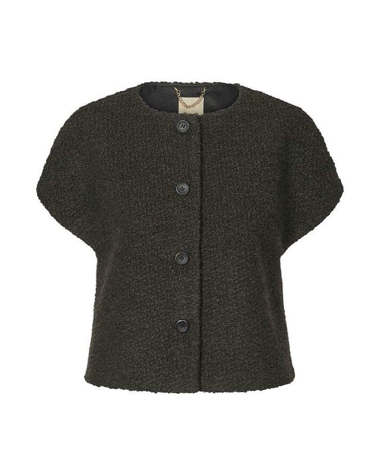 Pbo Konia Vest - Dark Brown