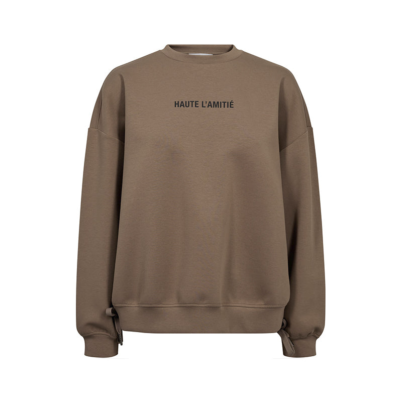 Haute L'amitie New Studio Tie Sweatshirt - Walnut