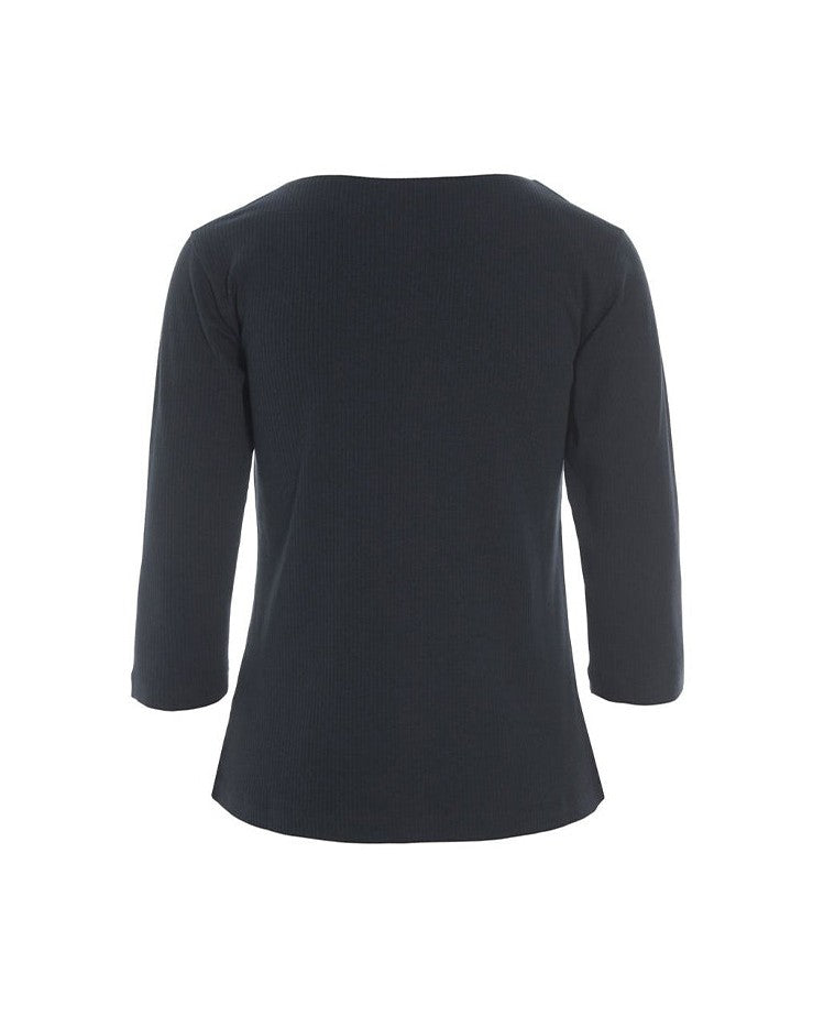 Bitte Kai Rand Naibu Rib Bluse - Black