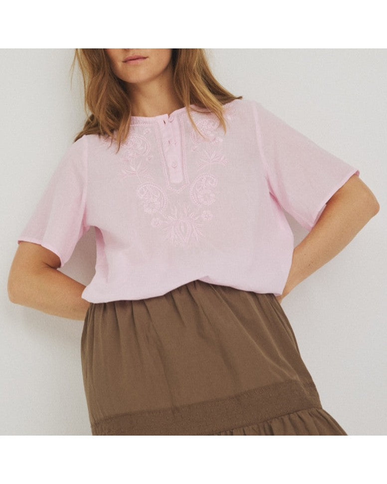 Luxzuz Viva Bluse - Light Pink