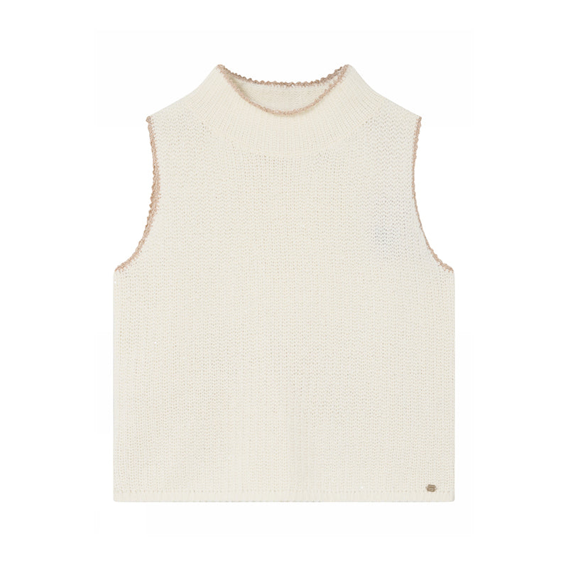 Gustav Kanita Strik Vest - Off-white