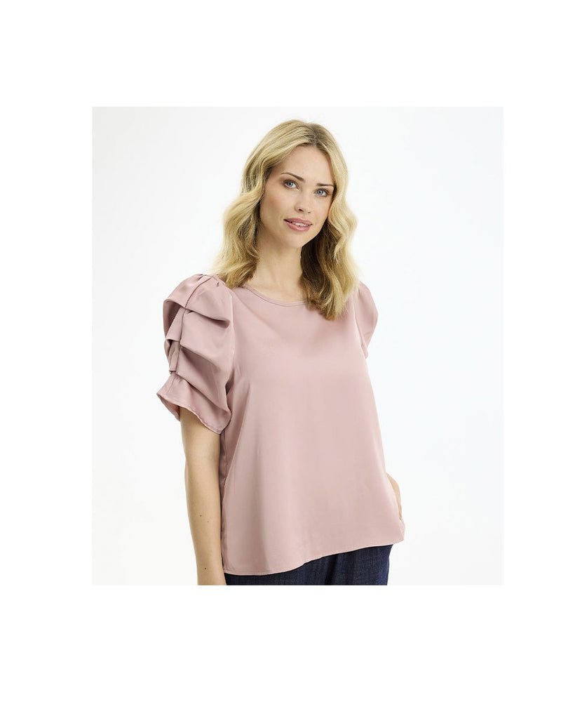 In Front Alexandra Bluse - Rose
