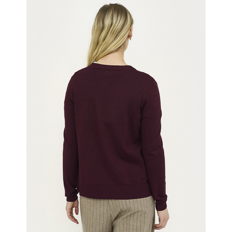 Soft Rebels SRMarla Strik Cardigan - Vinyard Wine