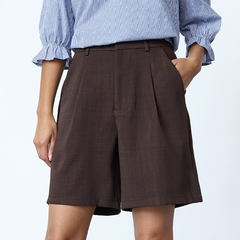 Sisters Point Great-sho1 Shorts - D. Chocolate