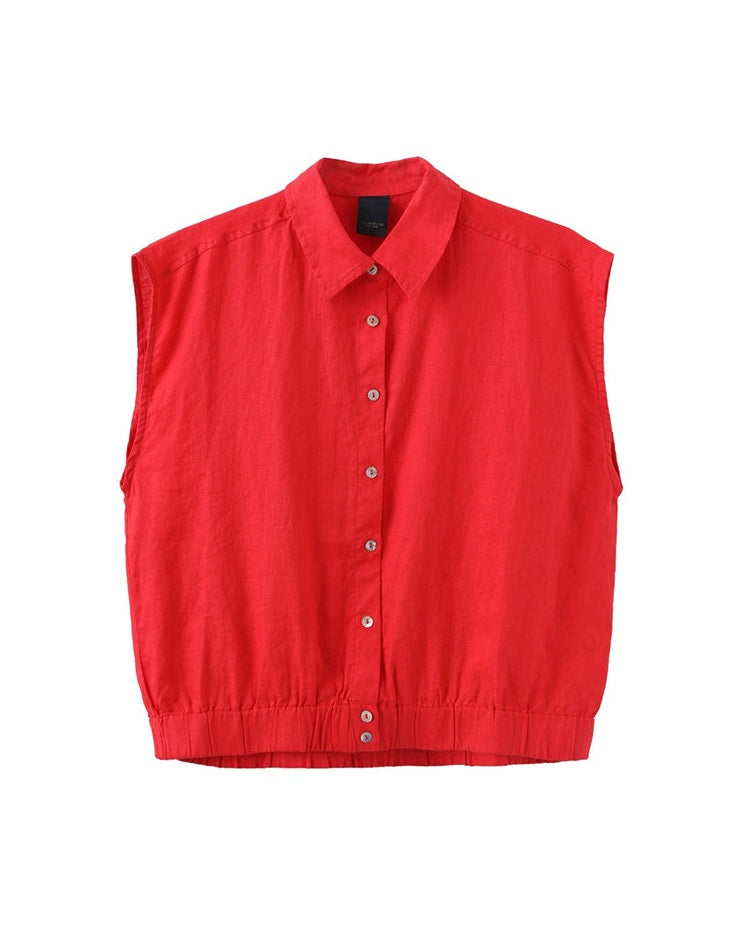 Luxzuz Sakina Skjortevest - Flame Scarlet