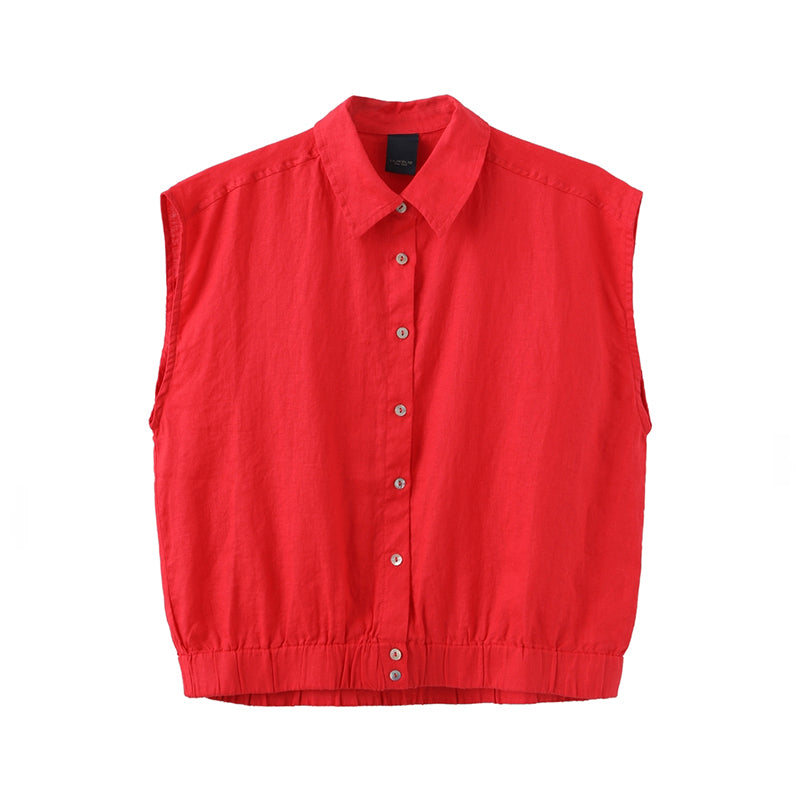 Luxzuz Sakina Skjortevest - Flame Scarlet