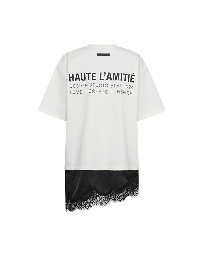 Haute L'amitie Loose Mix Lingerie T-shirt