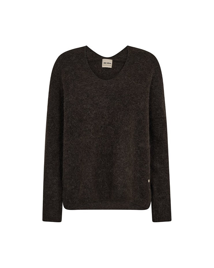 Mos Mosh MMThora V-neck Strik - Delicioso