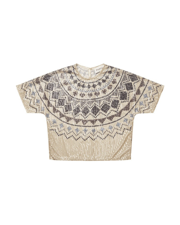 Munthe Vunny Bluse - Print Camel