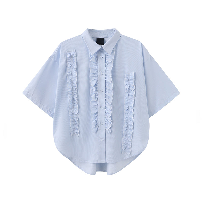 Luxzuz Rya Skjorte - Cerulean Blue