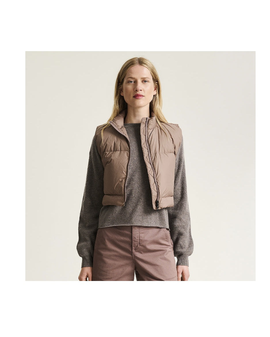 Bitte Kai Rand Feather Down Kort Vest - Deer