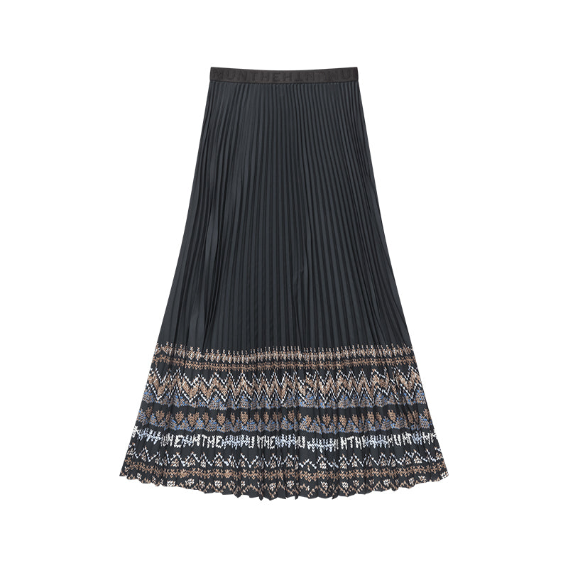 Munthe Taulla Nederdel - Print Black
