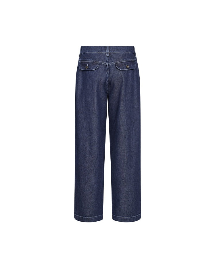 Mos Mosh MMTino Floria Barrel Jeans - Dark Blue