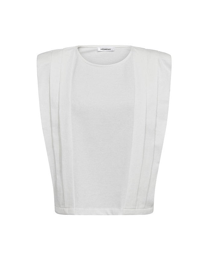 Co'couture Zelli Padded Pleat Top