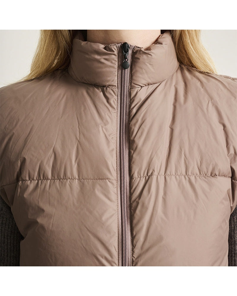 Bitte Kai Rand Feather Down Kort Vest - Deer