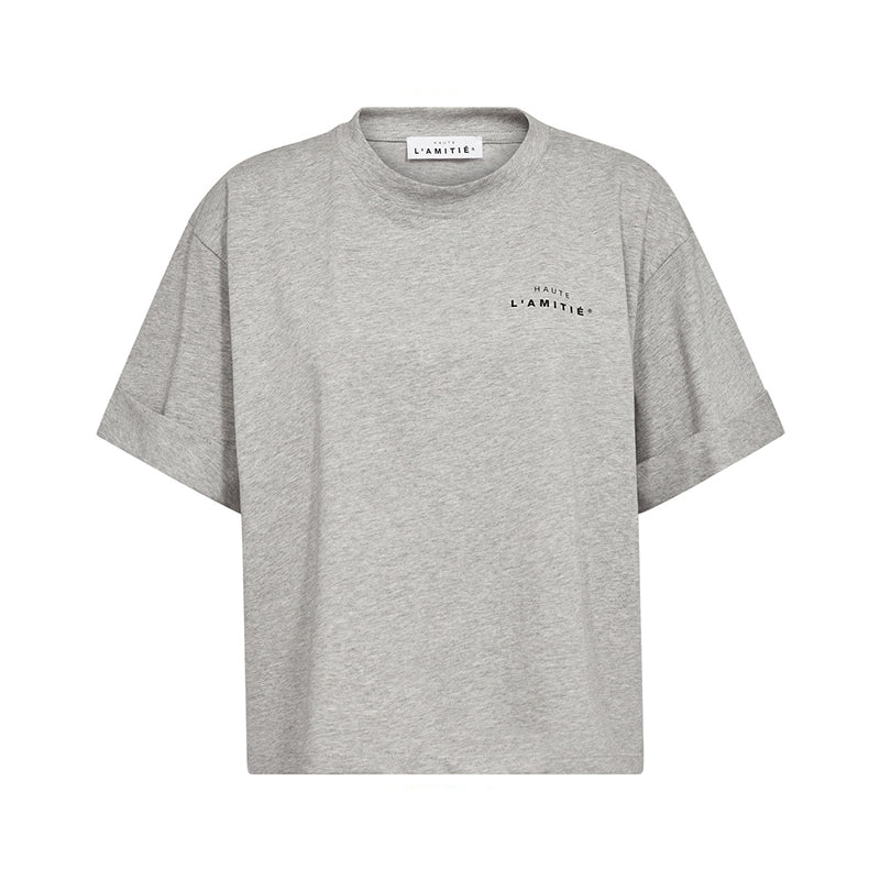 Haute L'amitie Crew Neck Crop T-shirt