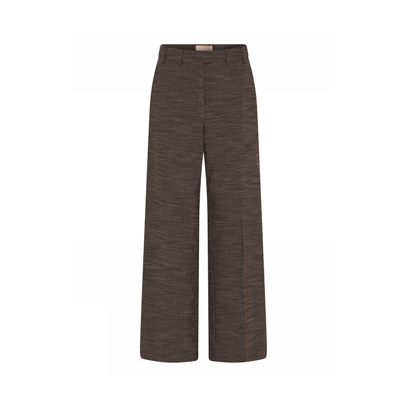 Gustav Esta Wide Leg Bukser - Chocobrown