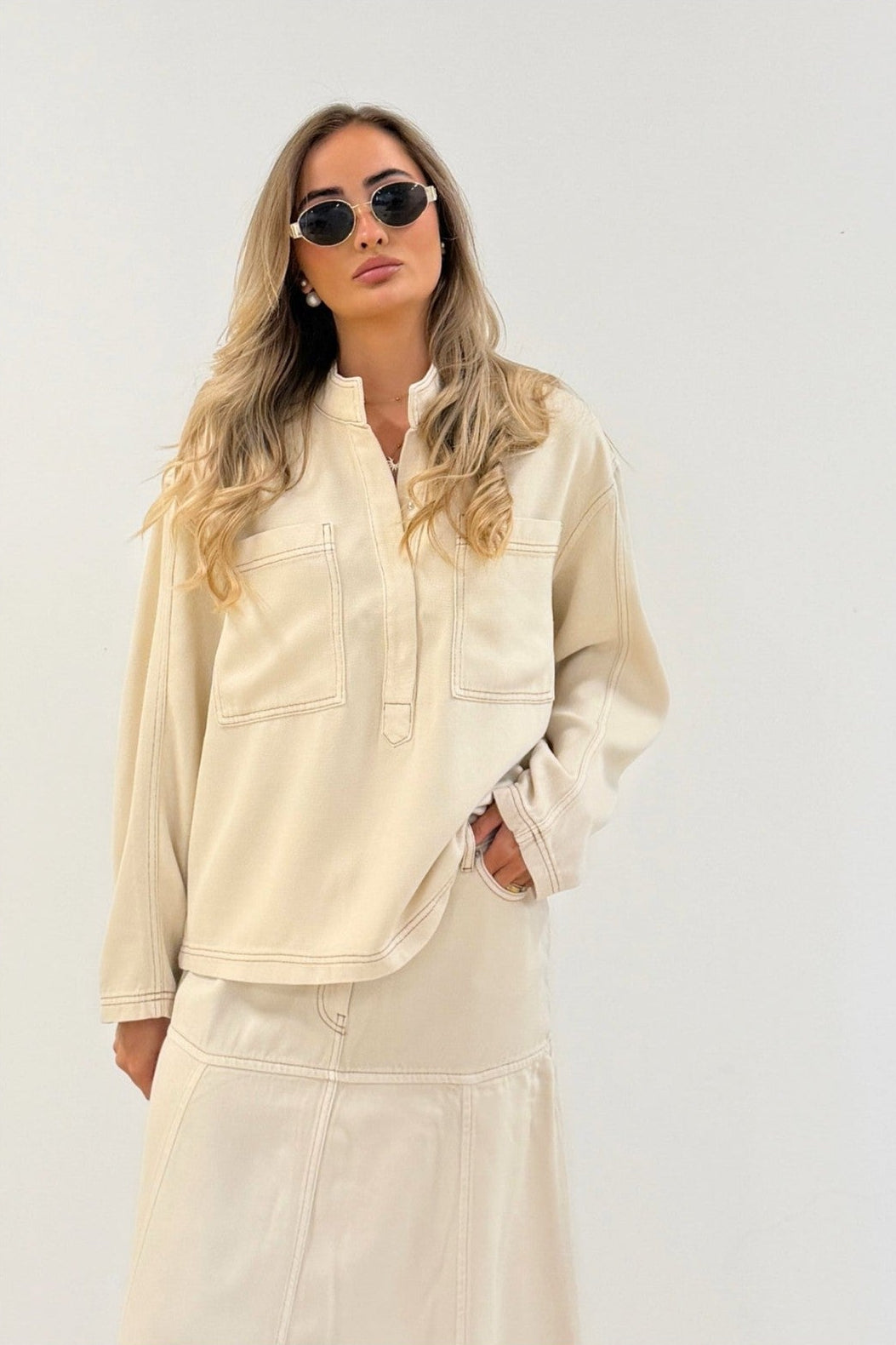 Munthe Tuxa Denimskjorte