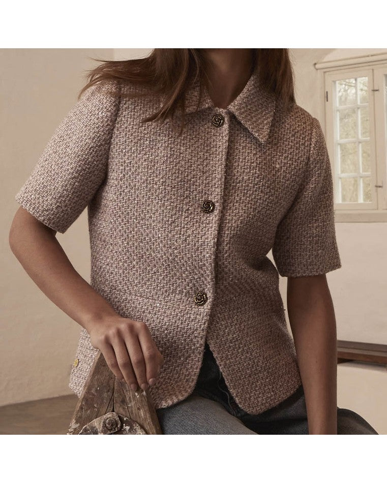 PBO Olena SS Blazer - Rose Mix