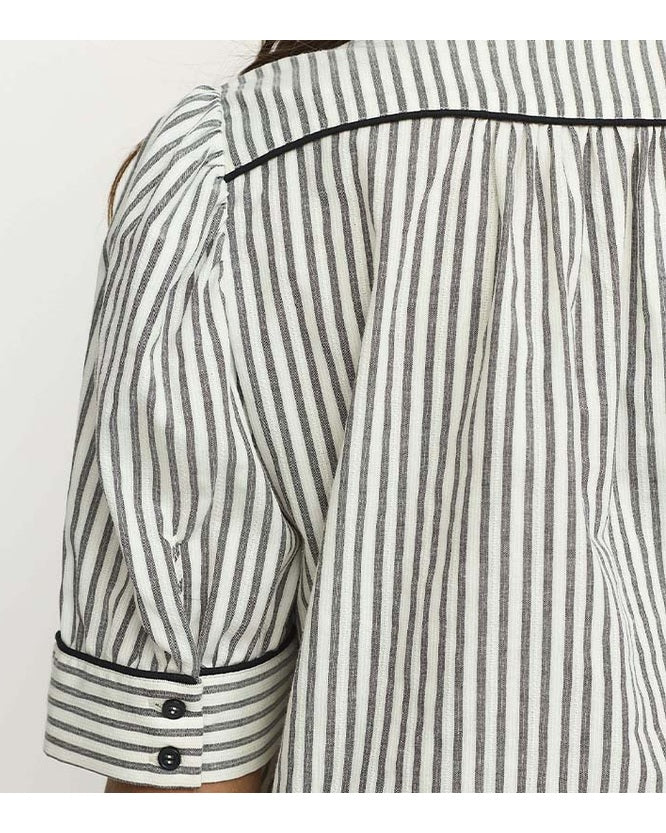 Soft Rebels SRDorothy SS Skjorte - Arctic Wolf