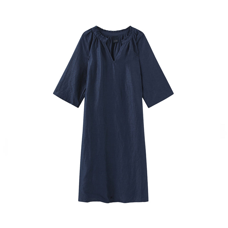 Luxzuz Cicilu Kjole - Navy Blue