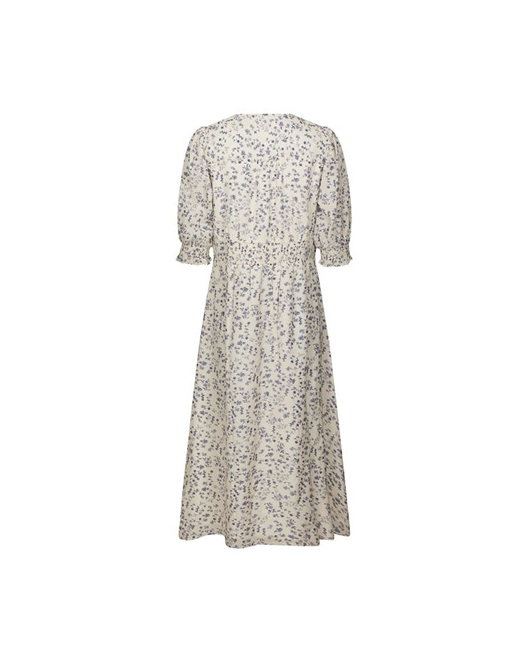 Neo Noir Valley Structure Flower Kjole - Off White