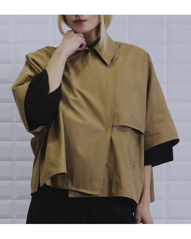 Withblack WBLMedusa Trench Kappe - Camel