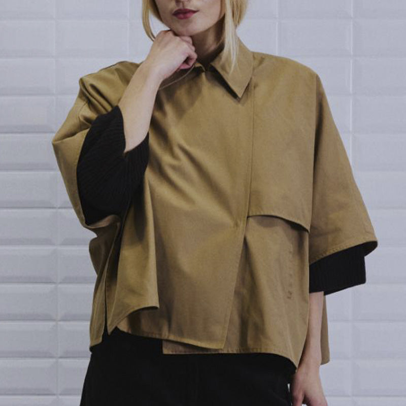 Withblack WBLMedusa Trench Kappe - Camel