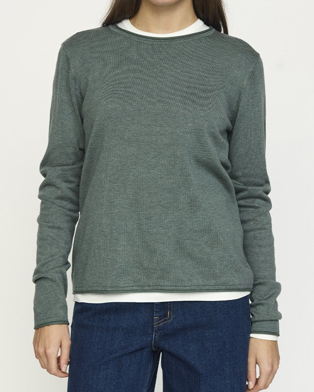 Soft Rebels SRMarla o-neck Pullover - Balsam Green