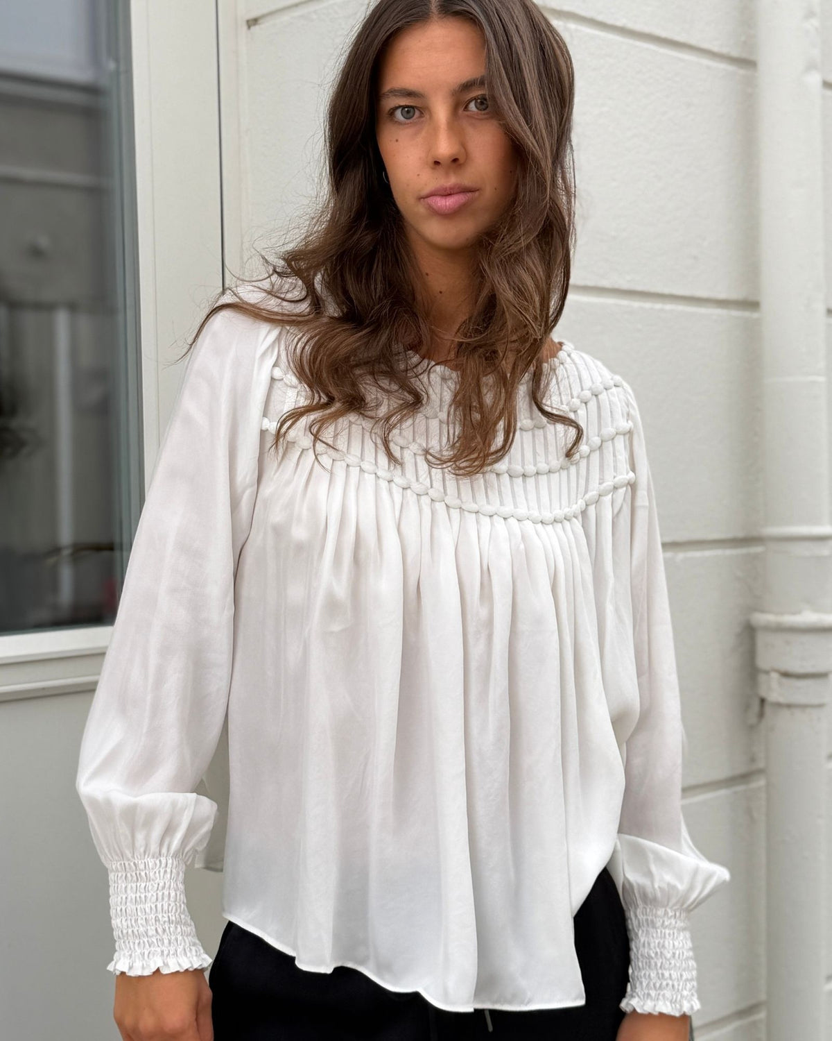 Gustav Mirell Bluse - Offwhite