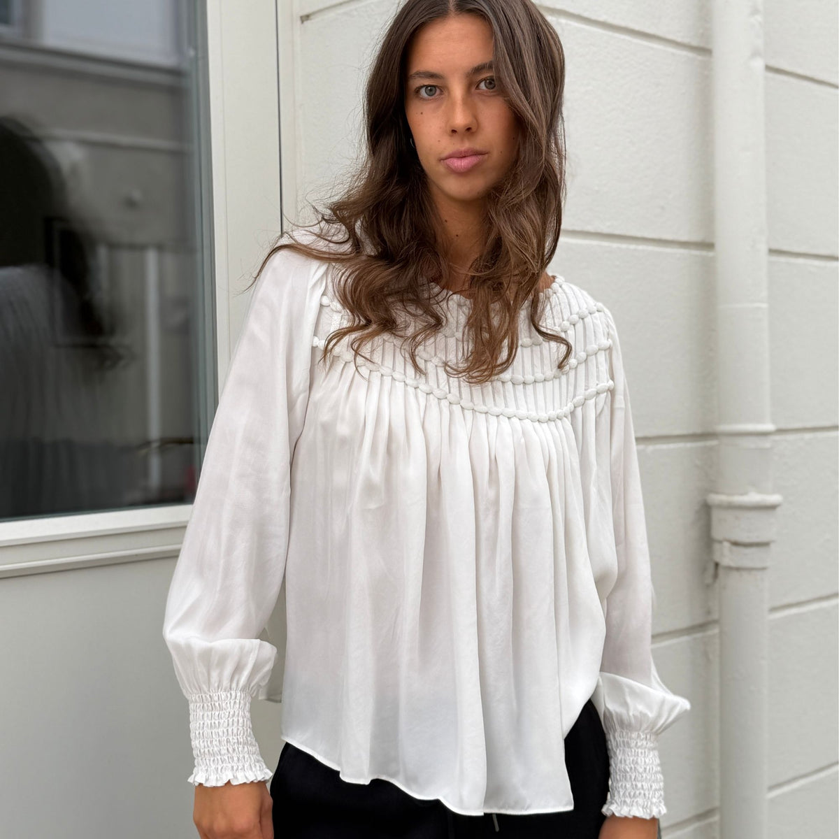 Gustav Mirell Bluse - Offwhite
