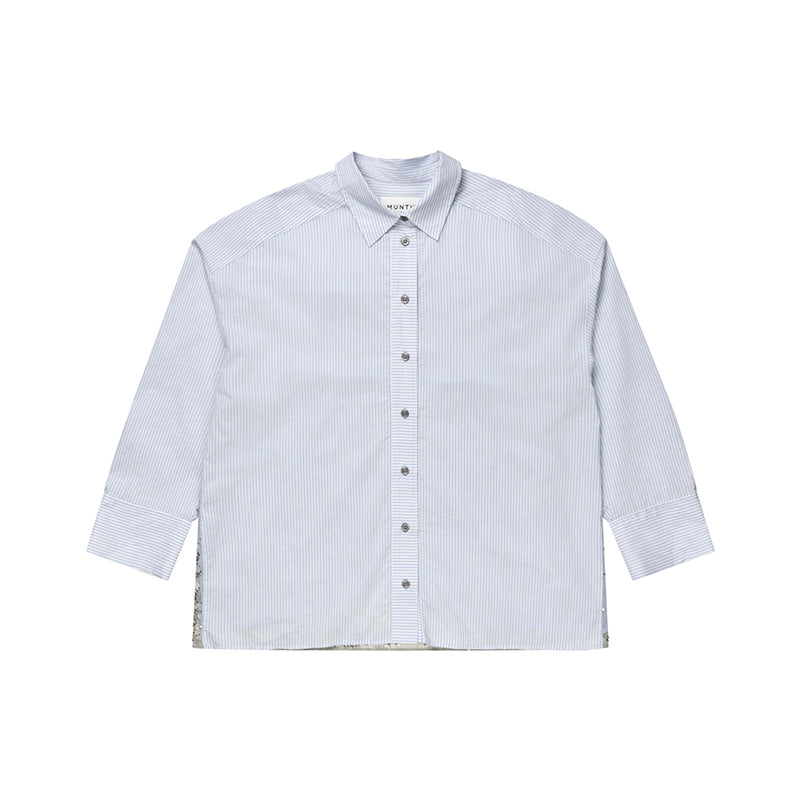 Munthe Vontario Skjorte - Stripe Blue