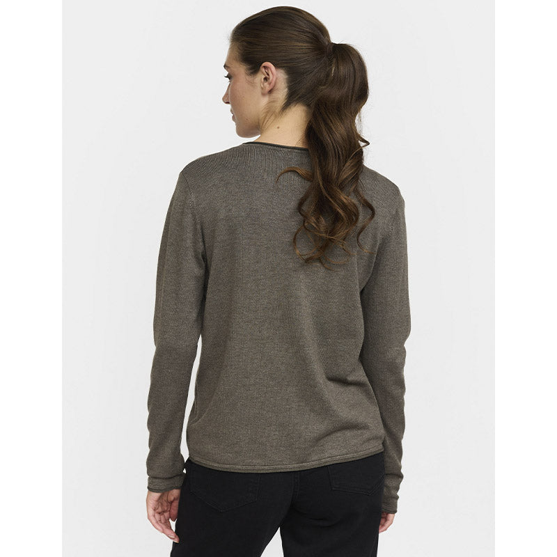 Soft Rebels SRMarla o-neck Pullover - Canteen Melange