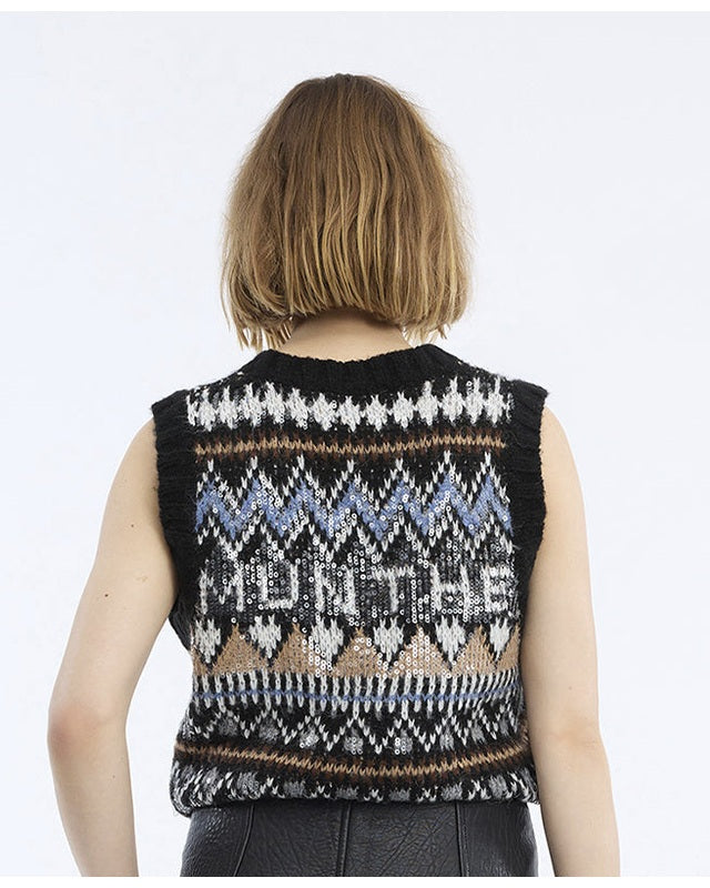 Munthe Vitaism Vest - Mixblack