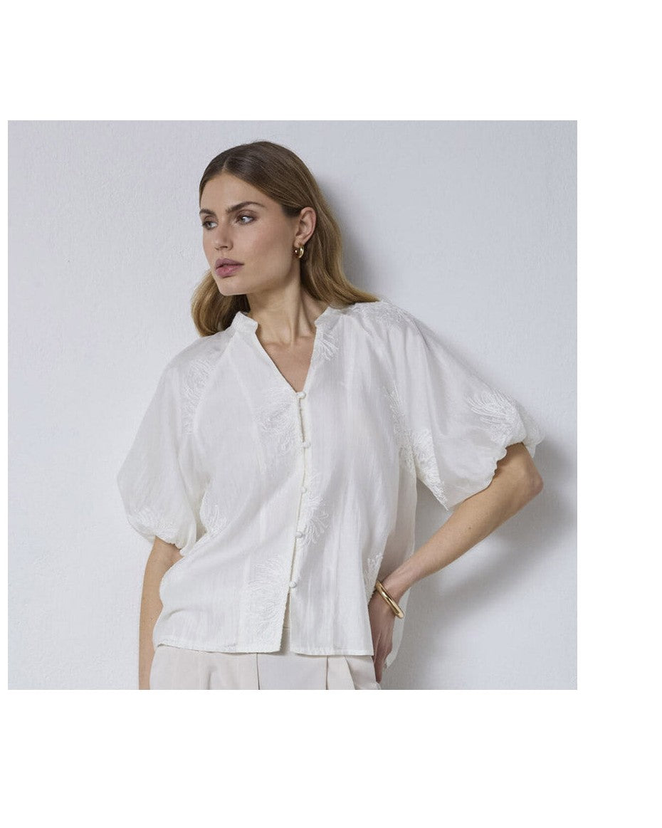 Co'couture NeaCC SS V-Skjorte