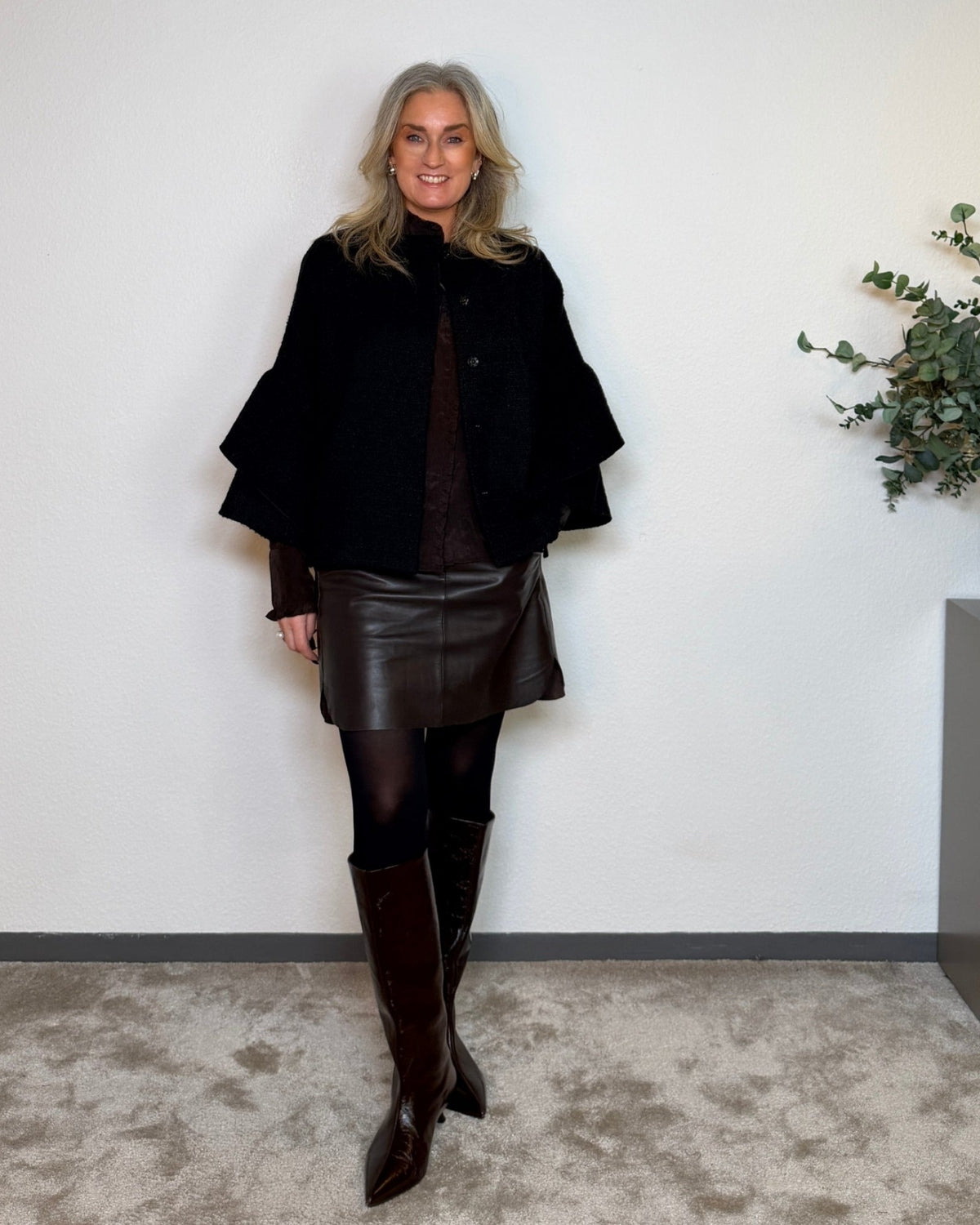 Ivy Cph Kylie Leather Mini Nederdel