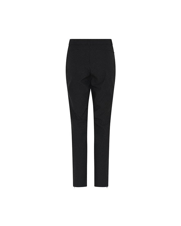 Cero Lina Jacquard Bukser - Black
