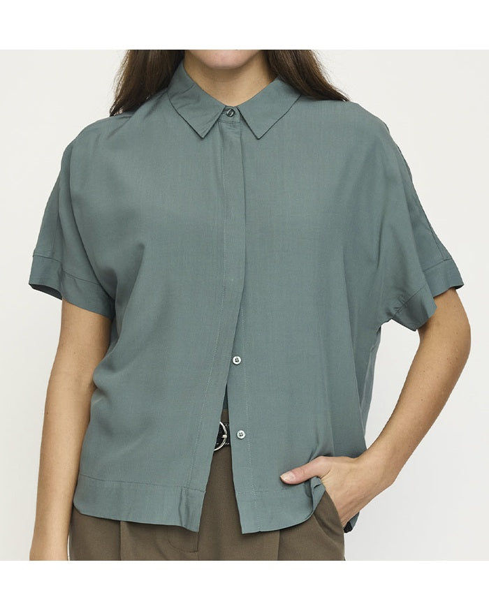 Soft Rebels SRFreedom ss Skjorte - Balsam Green