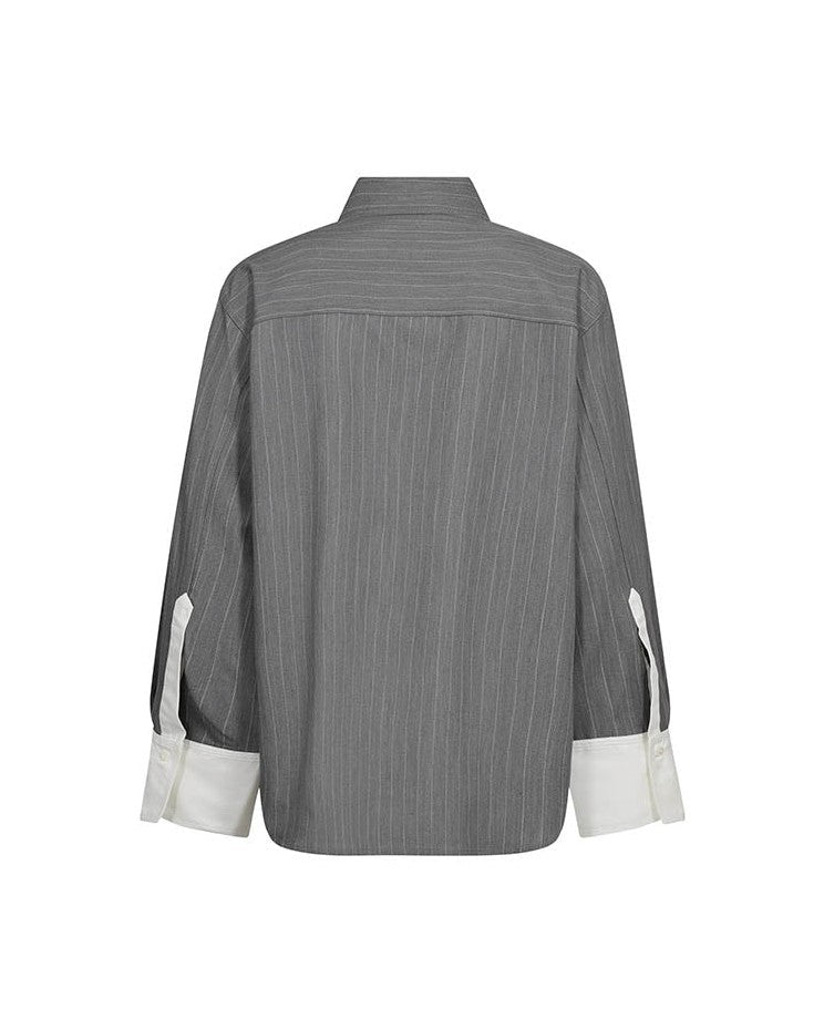 Co'couture PennyCC Pin Skjorte - Mid Grey