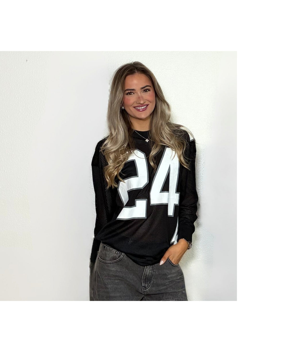 Haute L'amitié American Football Ls Bluse