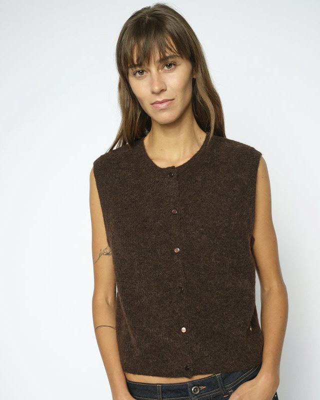 Mos Mosh MMAlmine Thora Strik Vest - Falcon