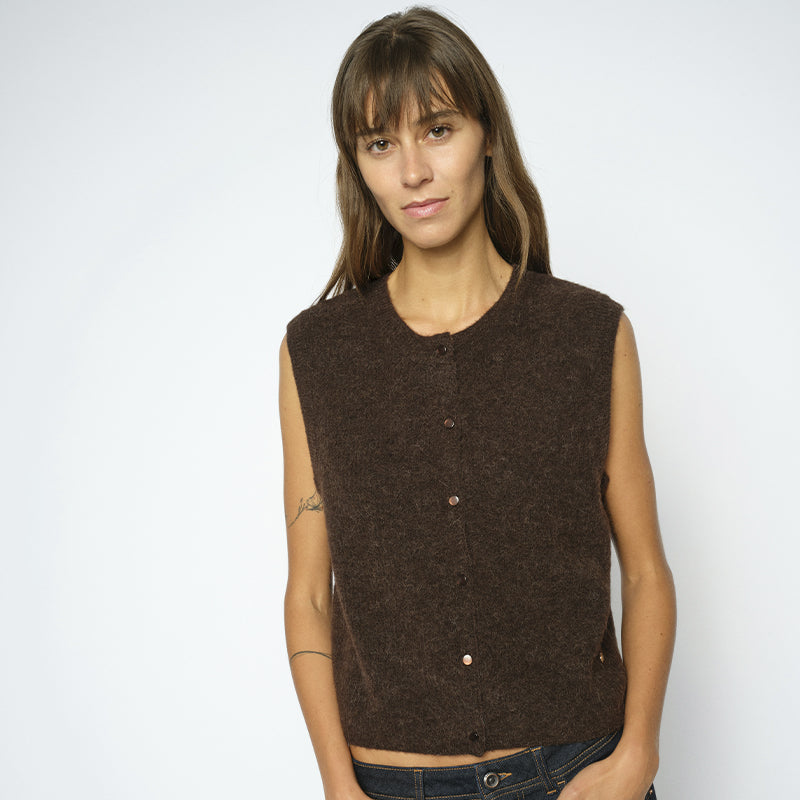 Mos Mosh MMAlmine Thora Strik Vest - Falcon