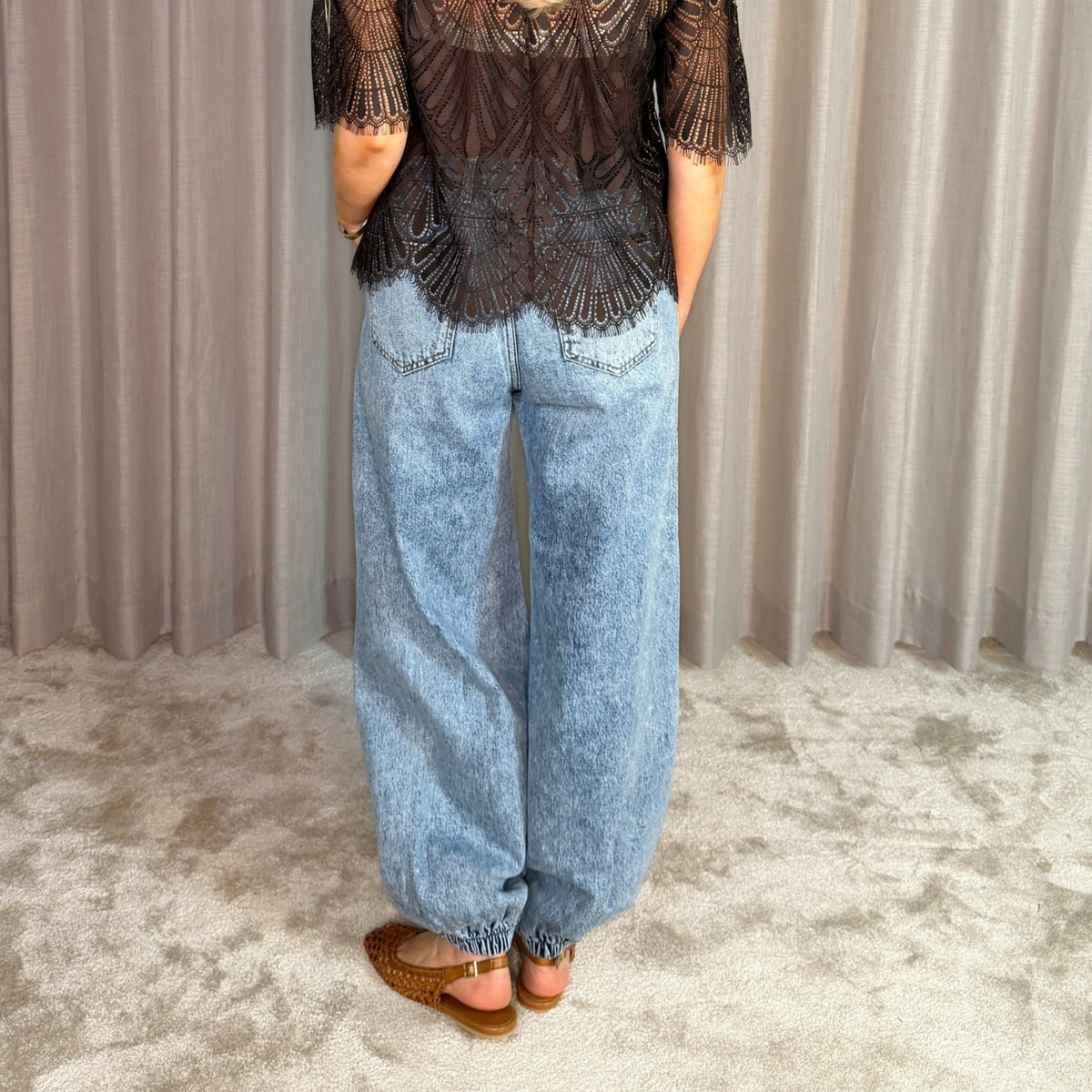 Haute L'amitie Denim Harem Buks