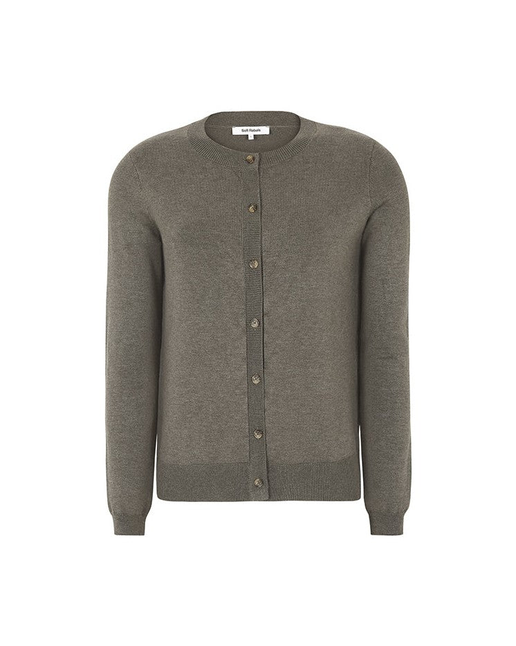 Soft Rebels SRMarla Strik Cardigan - Canteen Melange