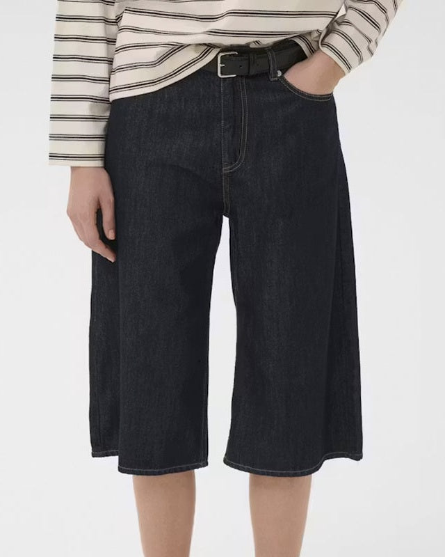 Inwear GlennIW Culotte Capri - Dark Denim