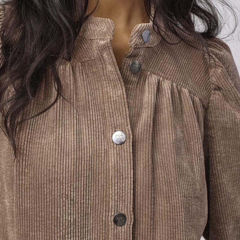 Co'couture DaisyCC Cord Skjorte - Walnut