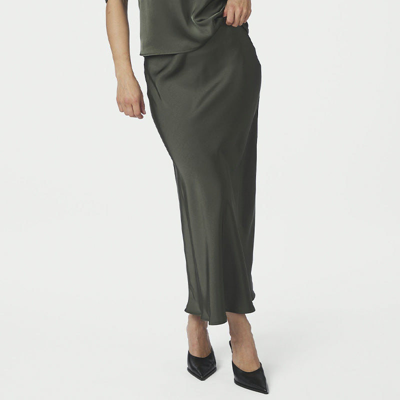 Neo Noir Bovary Nederdel - Deep Green