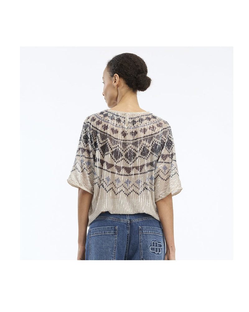 Munthe Vunny Bluse - Print Camel
